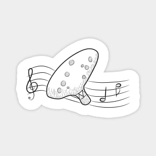 Ocarina Music Magnet