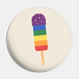 Pride Love Popsicle Pin