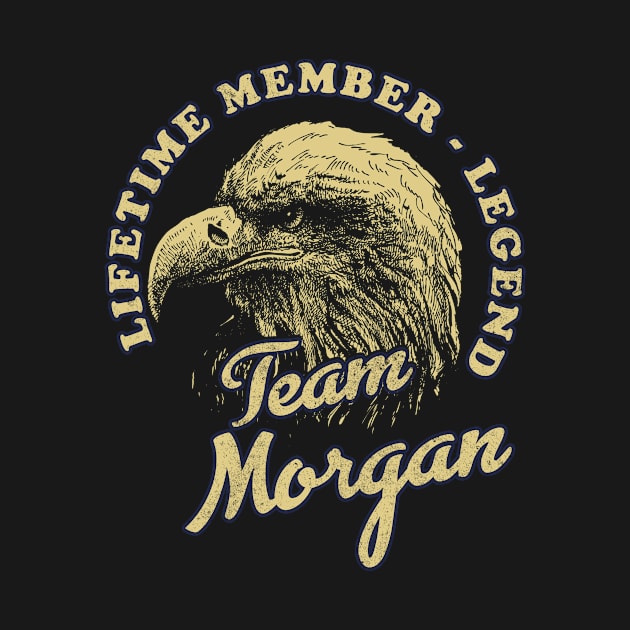 Morgan Name - Lifetime Member Legend - Eagle by Stacy Peters Art