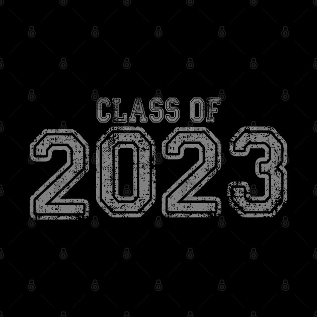 Varsity Gray Class of 2023 by Jitterfly