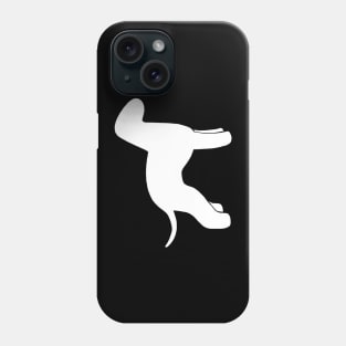 Bedlington Terrier Silhouette Phone Case