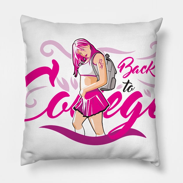 Back to school Pillow by monoguru