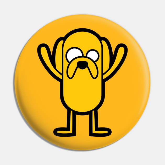 Jake the Dog Tooniefied Pin by Tooniefied