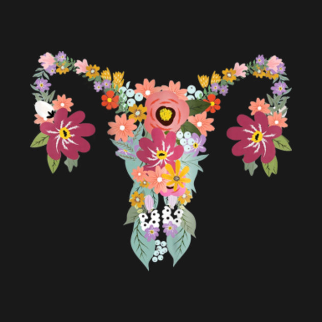 Floral Ovary Uterus Women_s Rights Feminist Shirt Gift Women Floral