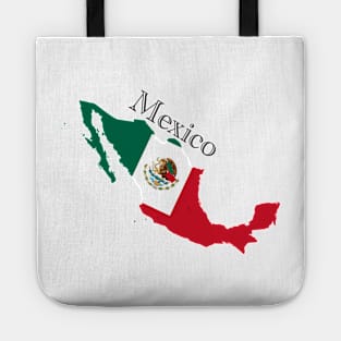 Mexican Map and Fkag Tote