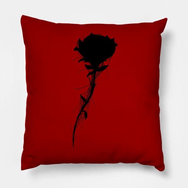 Rose Pillow by lesleyrink