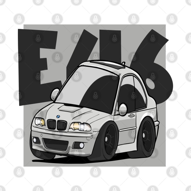 BMW M3 Caricature by HSDESIGNS