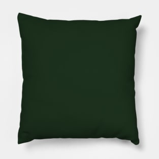 Dark Green Plain Solid Color Pillow