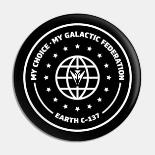 Galactic Federation - Earth C-137 - White Pin