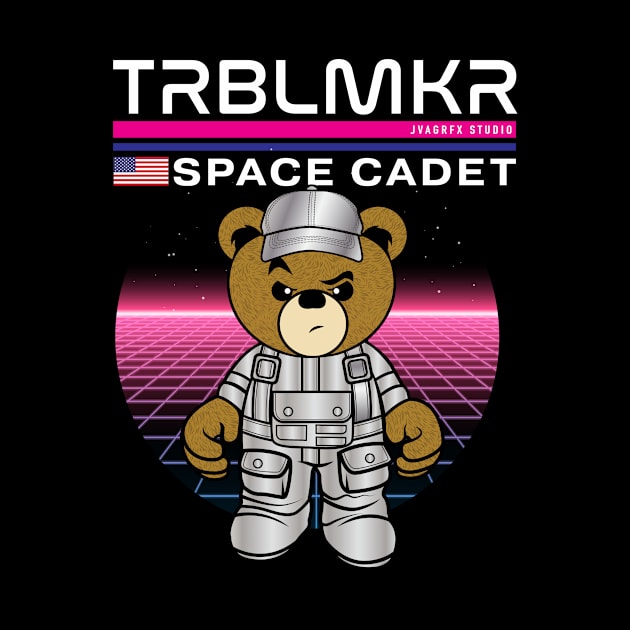 space teddy bear by janvimar