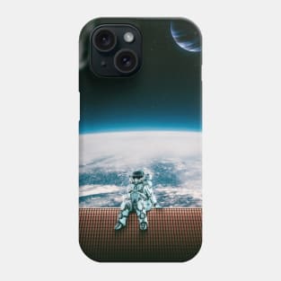 Astronaut on the roof Phone Case