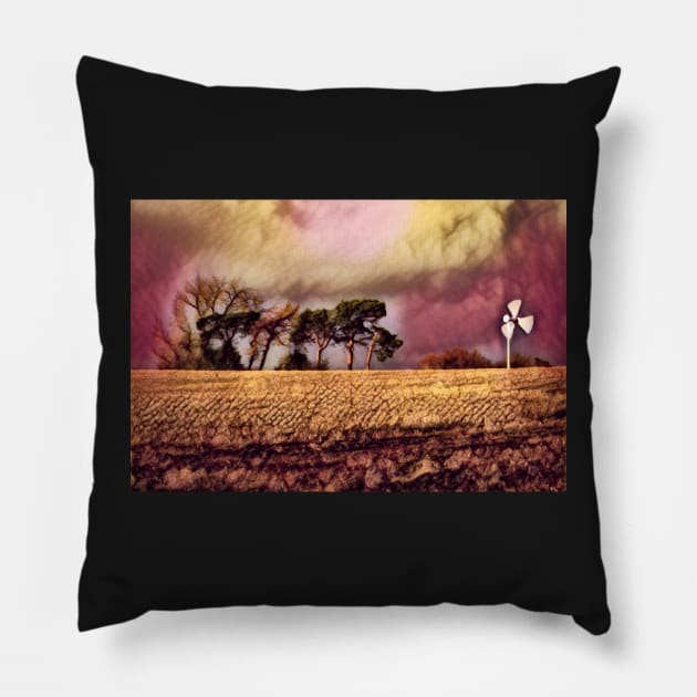 Turbine#1 Pillow by RJDowns