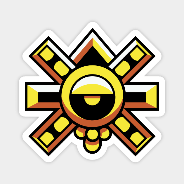 Mexican God Sun Symbol Magnet by KBRAVO