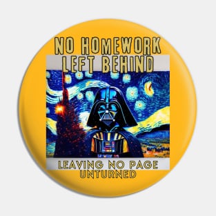 No Homework Left Behind, leave no page unturned Pin