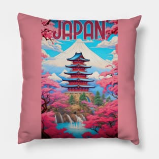 Japan Vintage Travel Pillow