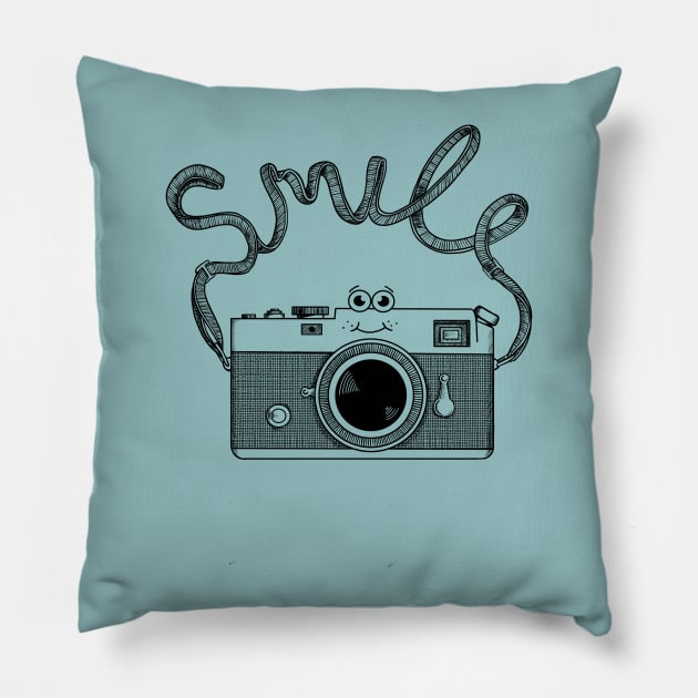 smile Pillow by coffeeman