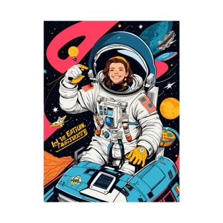 astronaut and galaxy T-Shirt