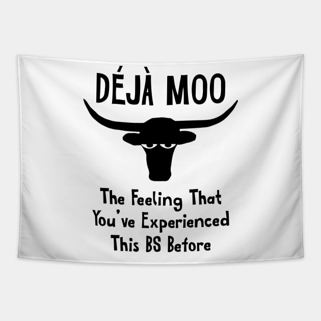 Déjà Moo Tapestry by Stacks