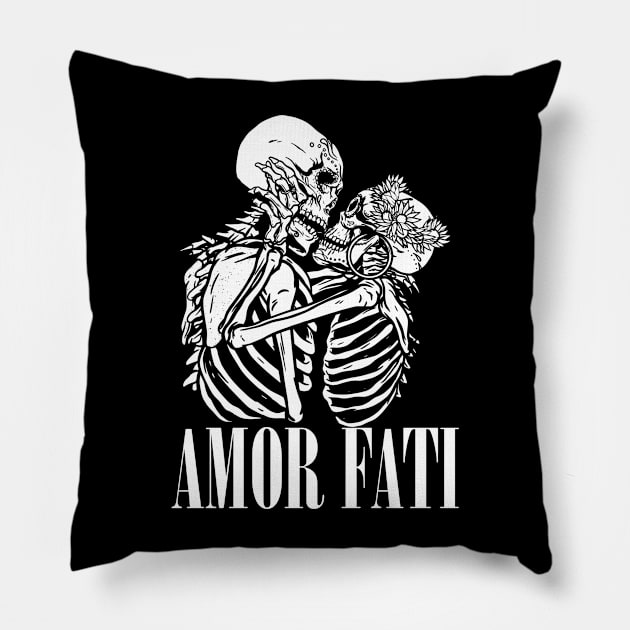 Amor Fati Design for a Philosopher Pillow by NeverTry