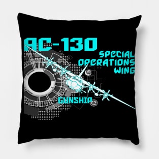 Gunship AC 130 Pillow