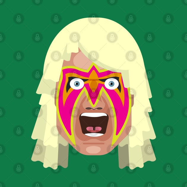 Ultimate Warrior Head by FITmedia