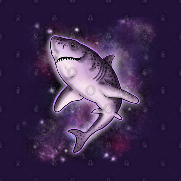 Purple Shark by InkyMcStapleface