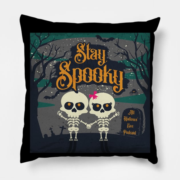 Skeleton Love Pillow by All Hallows Eve Podcast 