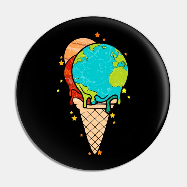Ice Cream with Planets Pin by Mila46