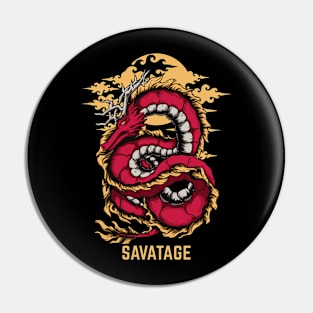 Flying Dragon Savatage Pin