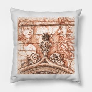 Jerónimos sketch II Pillow