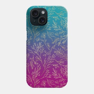 Floral Bold Sky Gradient Phone Case