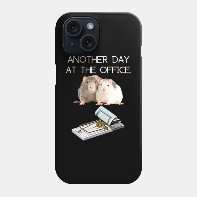 Another Day At The Office Rat Race Phone Case by Unboxed Mind of J.A.Y LLC 