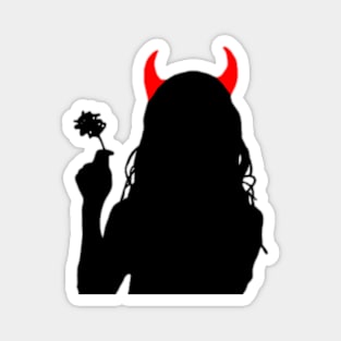 The witches silhouette Magnet