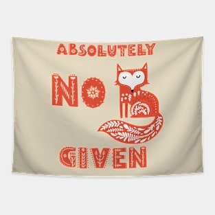 Absolutely no fox given Tapestry