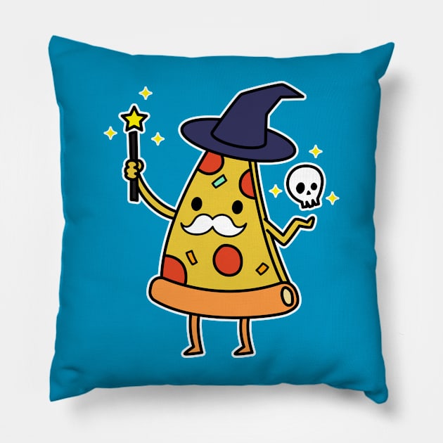 Wizard Pizza Pillow by rudypagnel