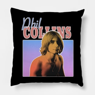 Phil collins vintage art design Pillow