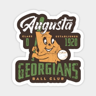 Augusta Georgians Baseball Magnet