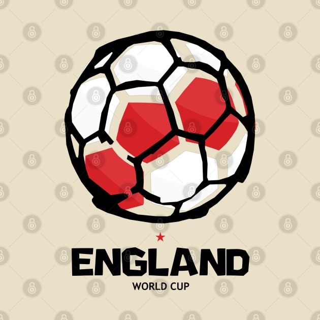 England Football Country Flag by KewaleeTee