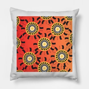 Awesome Aboriginal Dot Art Pillow