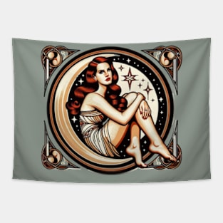 Lana Del Rey - Deco Moon Night Tapestry