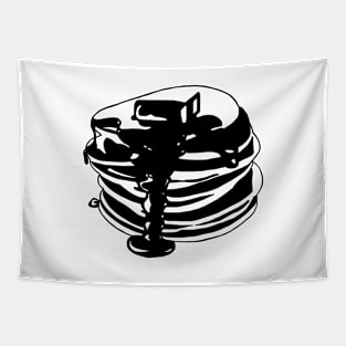 Contrast Pancakes (transparent) Tapestry