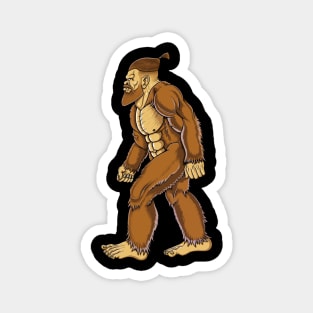 Big foot hairstyle modern big foot Magnet