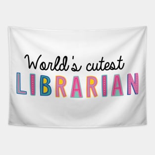 Librarian Gifts | World's cutest Librarian Tapestry