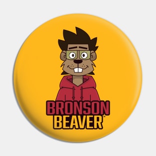 Bronson Beaver Bust Pin