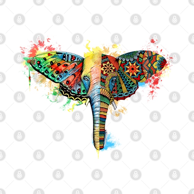 Butterfly elephant by ilhnklv