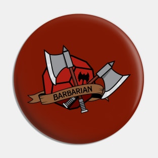 Barbarian Class (Dungeons and Dragons) Pin