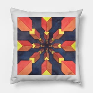 Flying Blocks Pillow