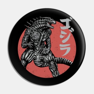 Rising Kaiju Pin