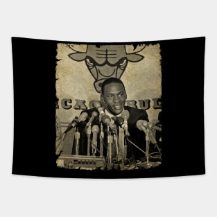 Young Michael Jordan Tapestry