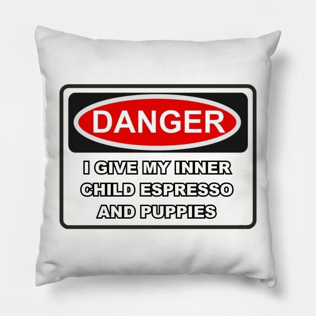 My inner child... Pillow by Among the Leaves Apparel